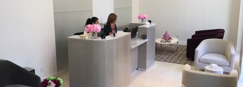 Lobby of the Breast Reduction Center In Beverly Hills